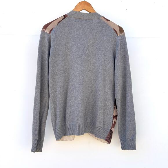 Comme Des Garçons Homme Men’s Camouflage Cardigan Sweater Small Cotton CDG - Picture 3 of 11